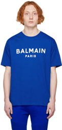 Balmain Blue Printed T-Shirt
