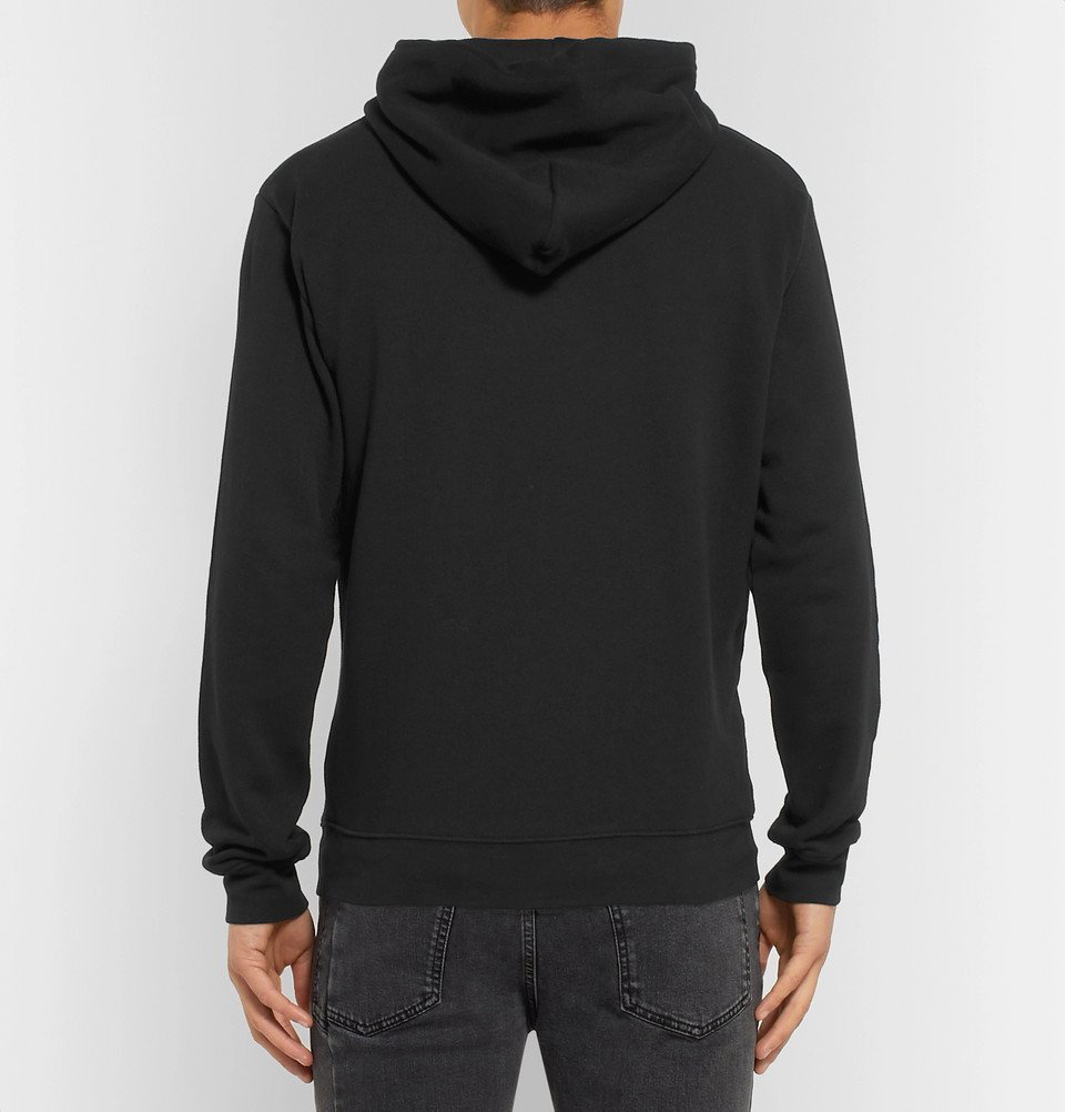 Alexander McQueen logo-print cotton hoodie - Black