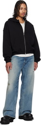 FFFPOSTALSERVICE Black RH Zip Up Hoodie