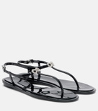 Mach & Mach Riviera embellished thong sandals