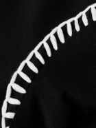 Alexander McQueen - Embroidered Wool Bomber Jacket - Black