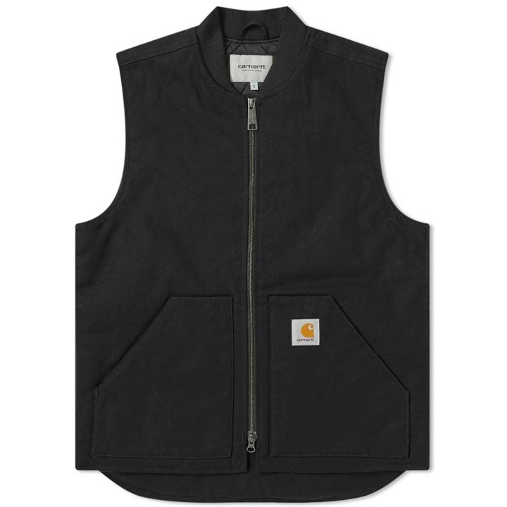 Photo: Carhartt Canvas Work Vest Black