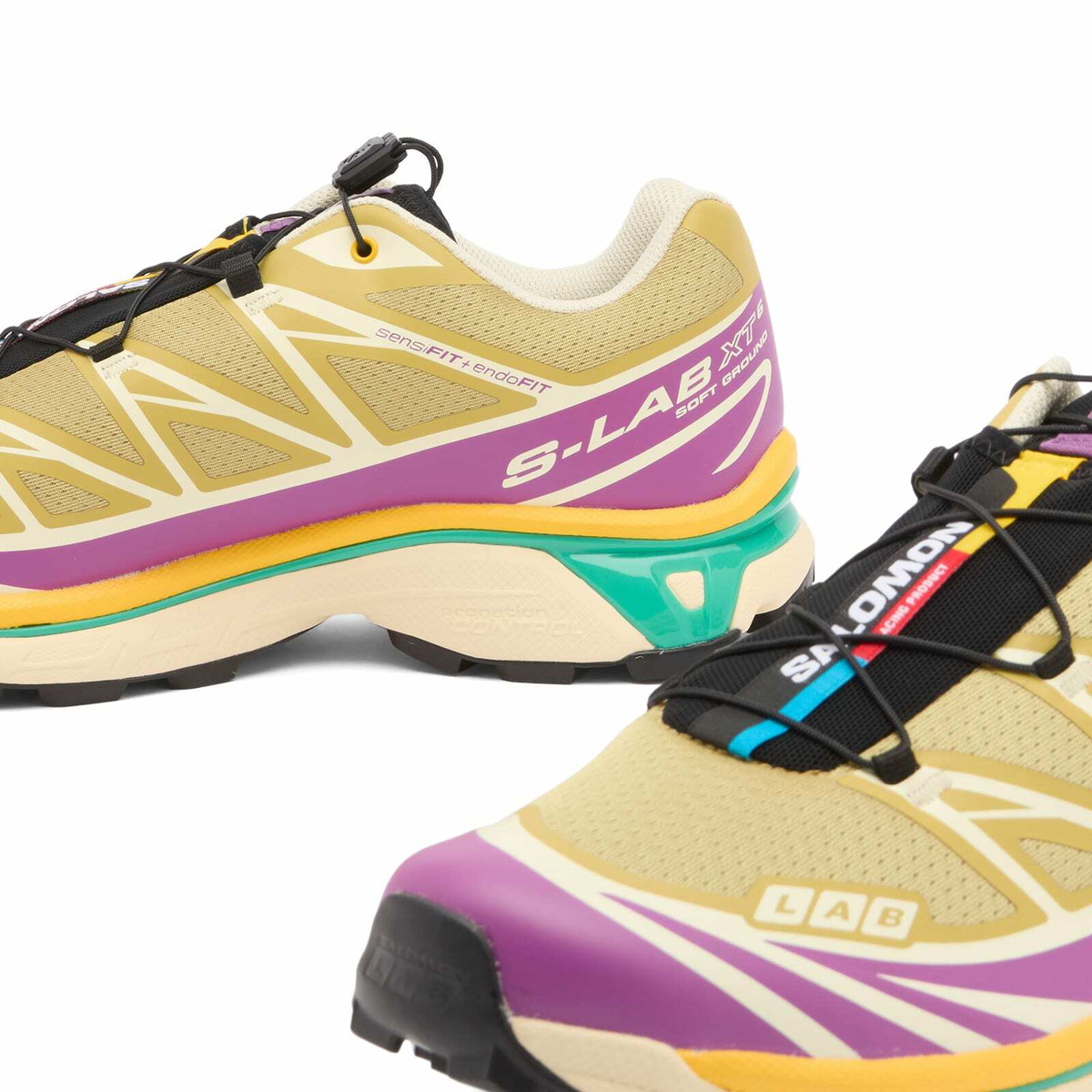 Salomon XT-6 Sneaker in Antique Gold