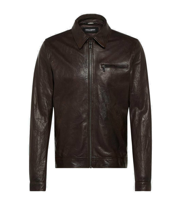 Photo: Dolce&Gabbana Leather jacket