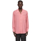 Our Legacy Pink Wool Loco Shirt