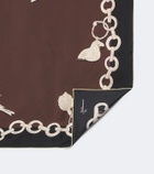 Jacquemus Pampille silk scarf