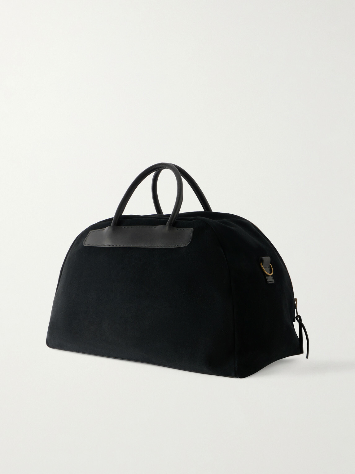 Bleu de Chauffe - Sac Voyage Leather-Trimmed Suede Weekend Bag