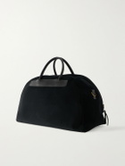 Bleu de Chauffe - Sac Voyage Leather-Trimmed Suede Weekend Bag
