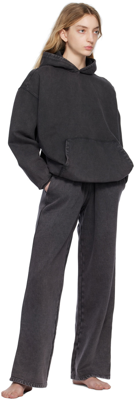 SKIMS Gray Cotton Fleece Classic Jogger Lounge Pants SKIMS