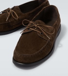 Saman Amel City Moc suede boat shoes