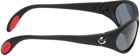 Coperni Black Cycling Sunglasses