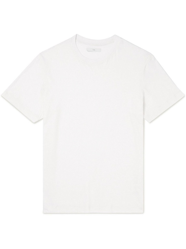 Photo: SSAM - Luca Cashmere and Cotton-Blend Jersey T-Shirt - White