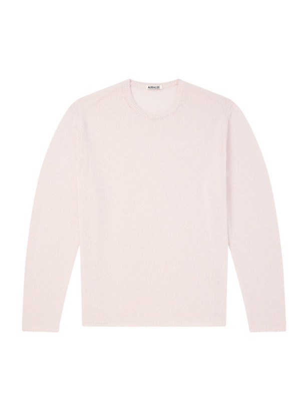 Photo: Auralee - Cashmere Sweater - Pink