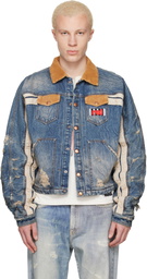 Rivington Roi Rebis Blue Denim Trappist Trucker Jacket