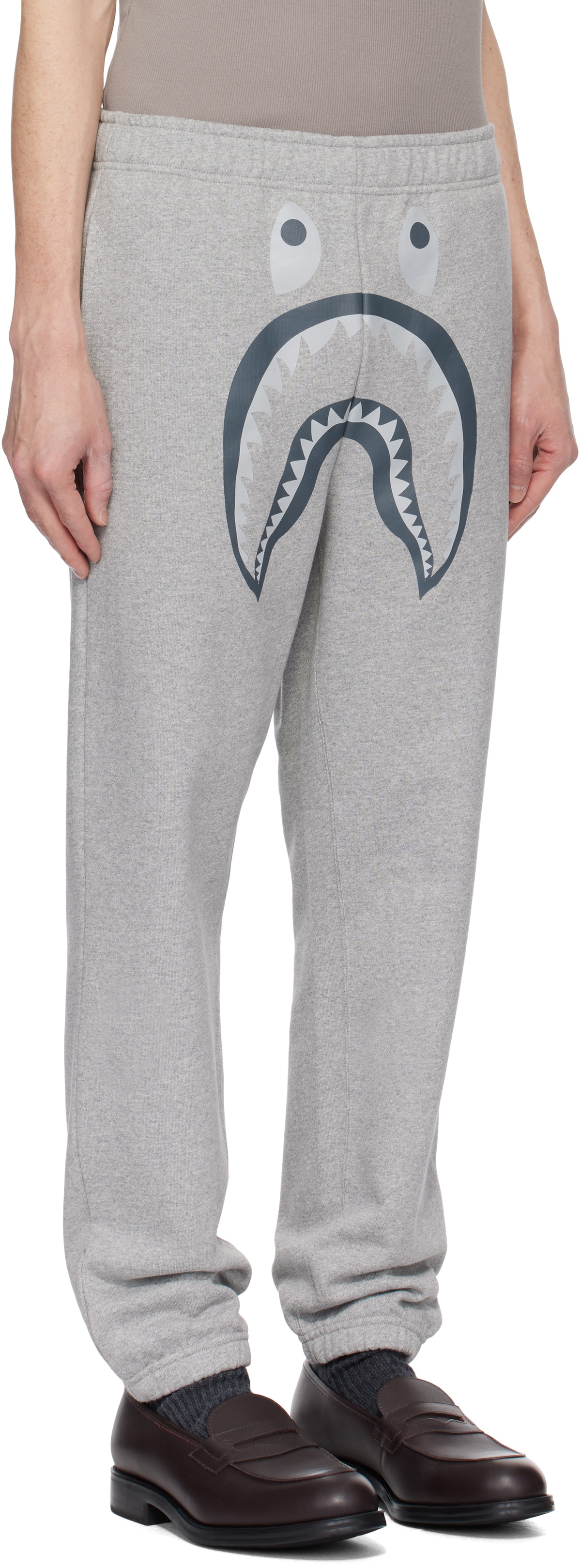 BAPE Gray Shark Sweatpants