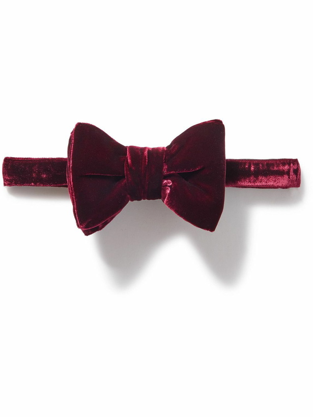 Photo: TOM FORD - Pre-Tied Velvet Bow Tie