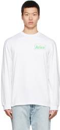 Aries White Temple Long Sleeve T-Shirt