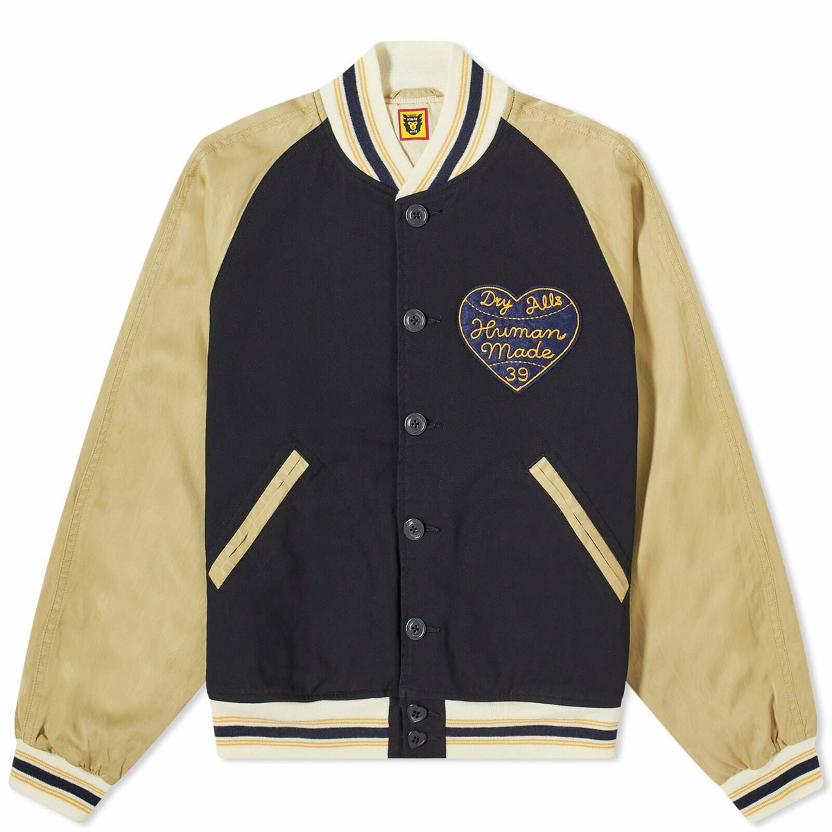 Human Made Men's Coach Jacket in Navy Human Made