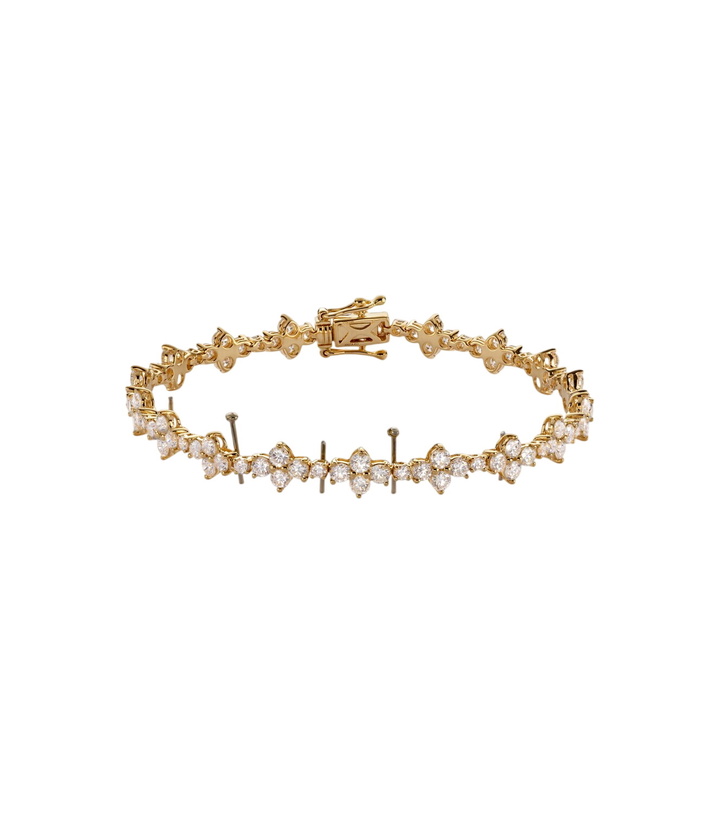 Photo: Anita Ko Vivi 18kt gold tennis bracelet with diamonds