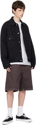 Carhartt Work In Progress Black Belmar Denim Jacket