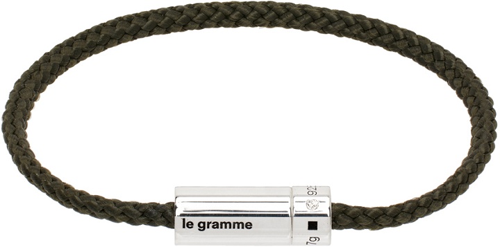 Photo: Le Gramme Green 'Le 7g' Nato Cable Bracelet