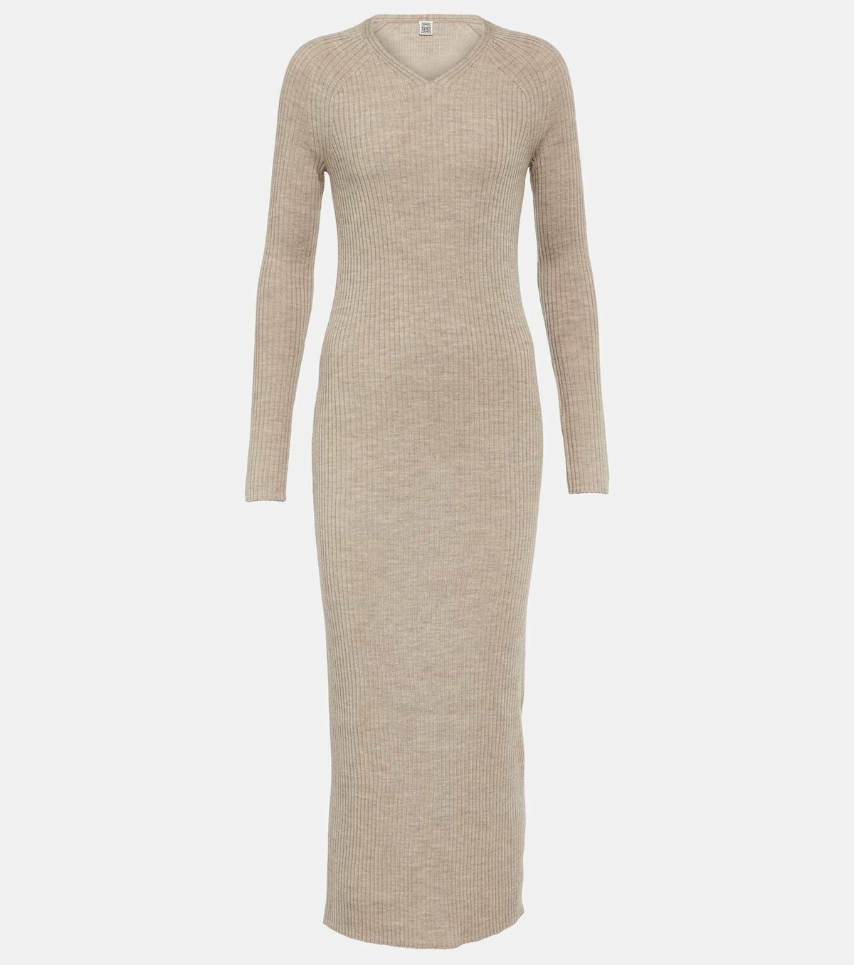 Toteme Ribbed-knit wool maxi dress Toteme