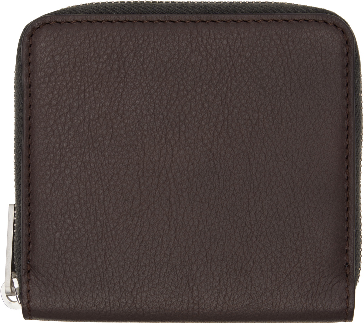 『Hollywood Wallet BROWN』 Rick Owens Brown Hollywood Zipped Wallet Rick Owens