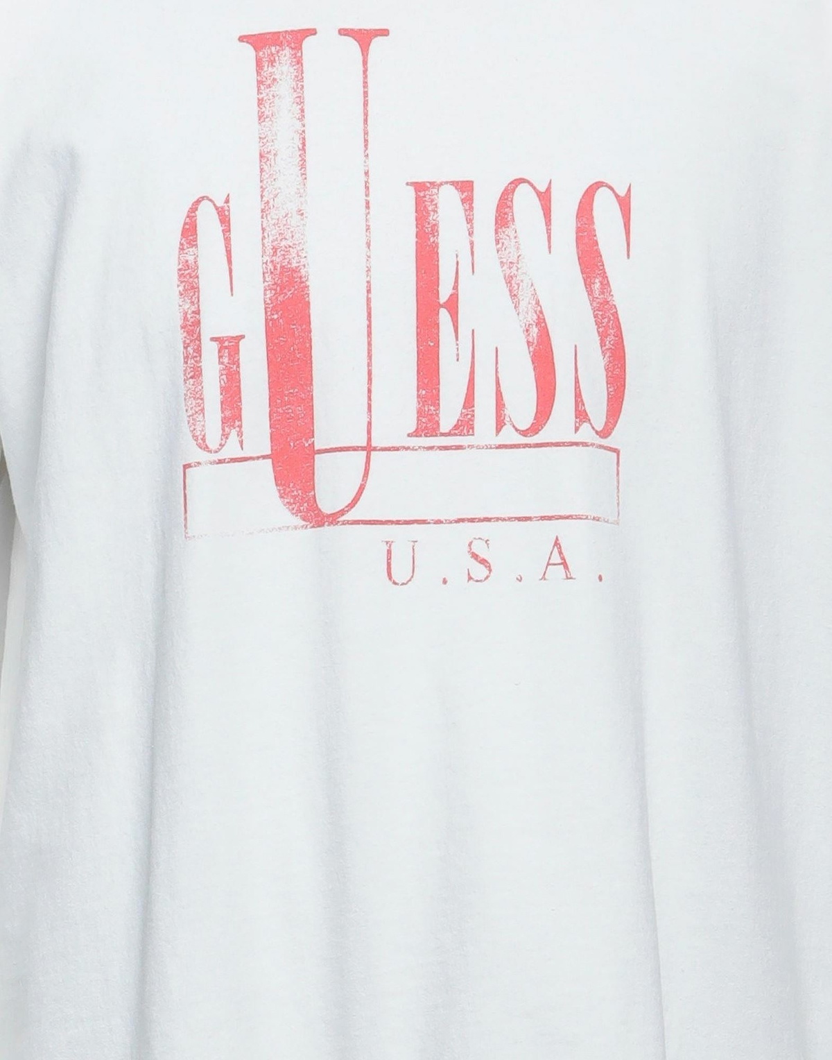 Guess Mens T-shirt in Off white
