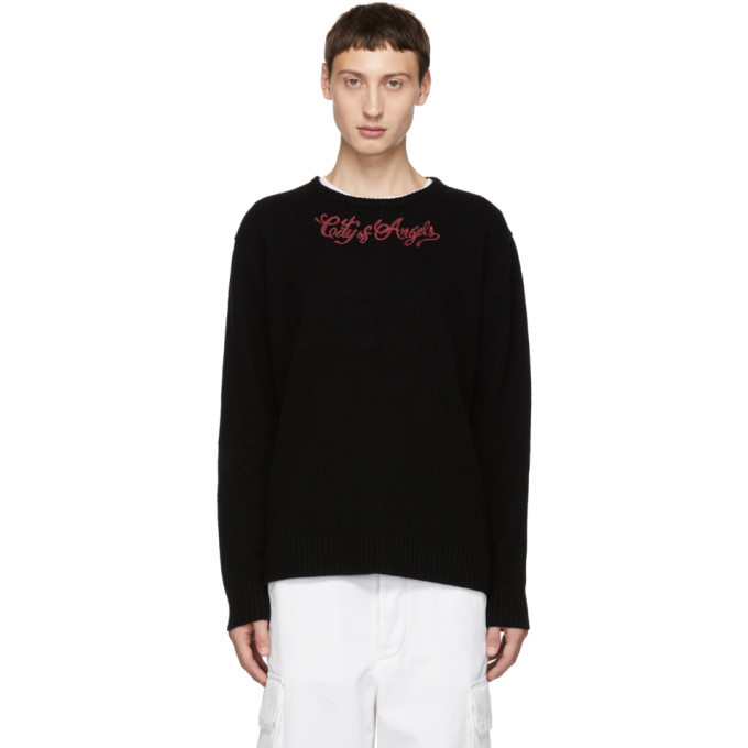 Adaptation Black Cashmere C.O.A. Crewneck Sweater