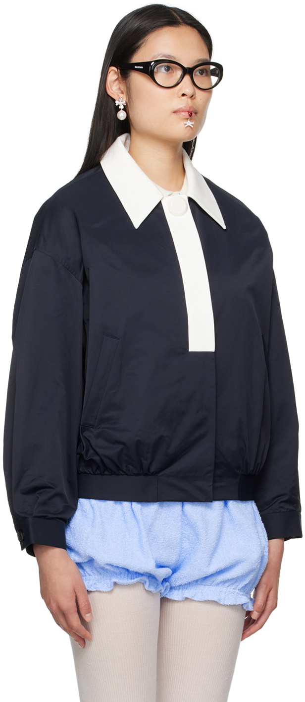 SHUSHUTONGジャケット Shushu/Tong Navy Retro Jacket Shushu/Tong