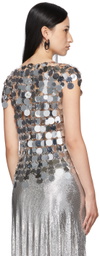 Paco Rabanne Silver Pastilles Coin Blouse