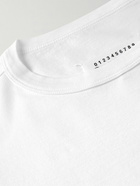 Maison Margiela - Logo-Embroidered Cotton-Jersey T-Shirt - White