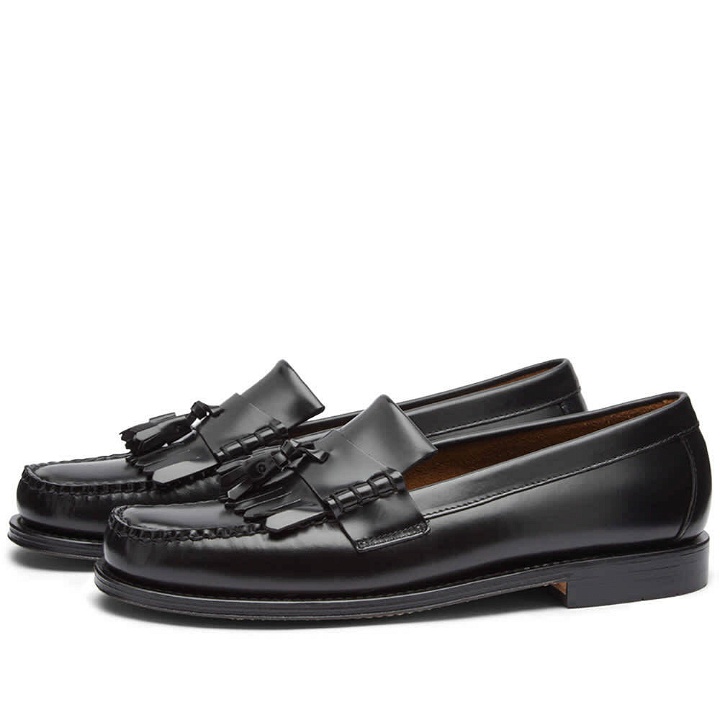 Photo: Bass Weejuns Men's Layton Kiltie Loafer in Black Leather