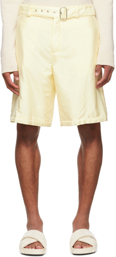 Photo: Jil Sander Off-White Nylon Shorts