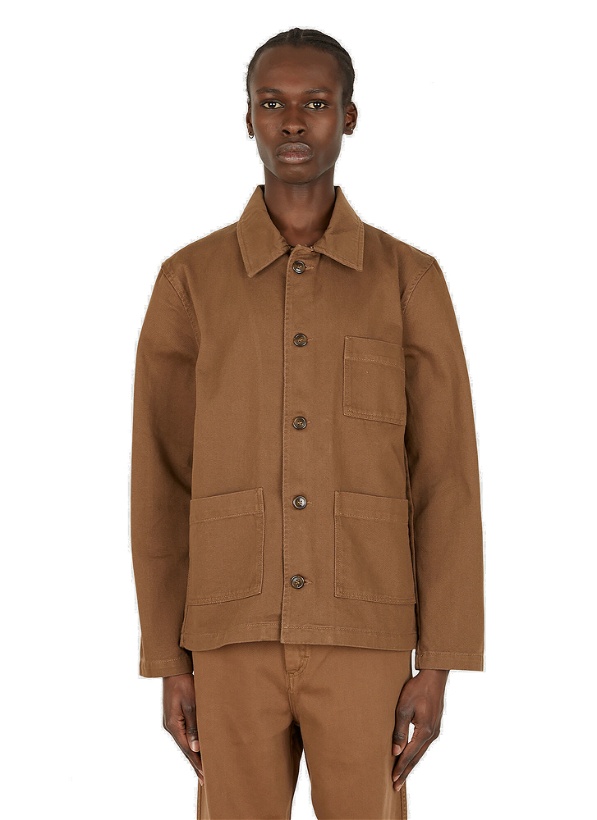 Photo: Another Overshirt 0.1 Jacket in Brown