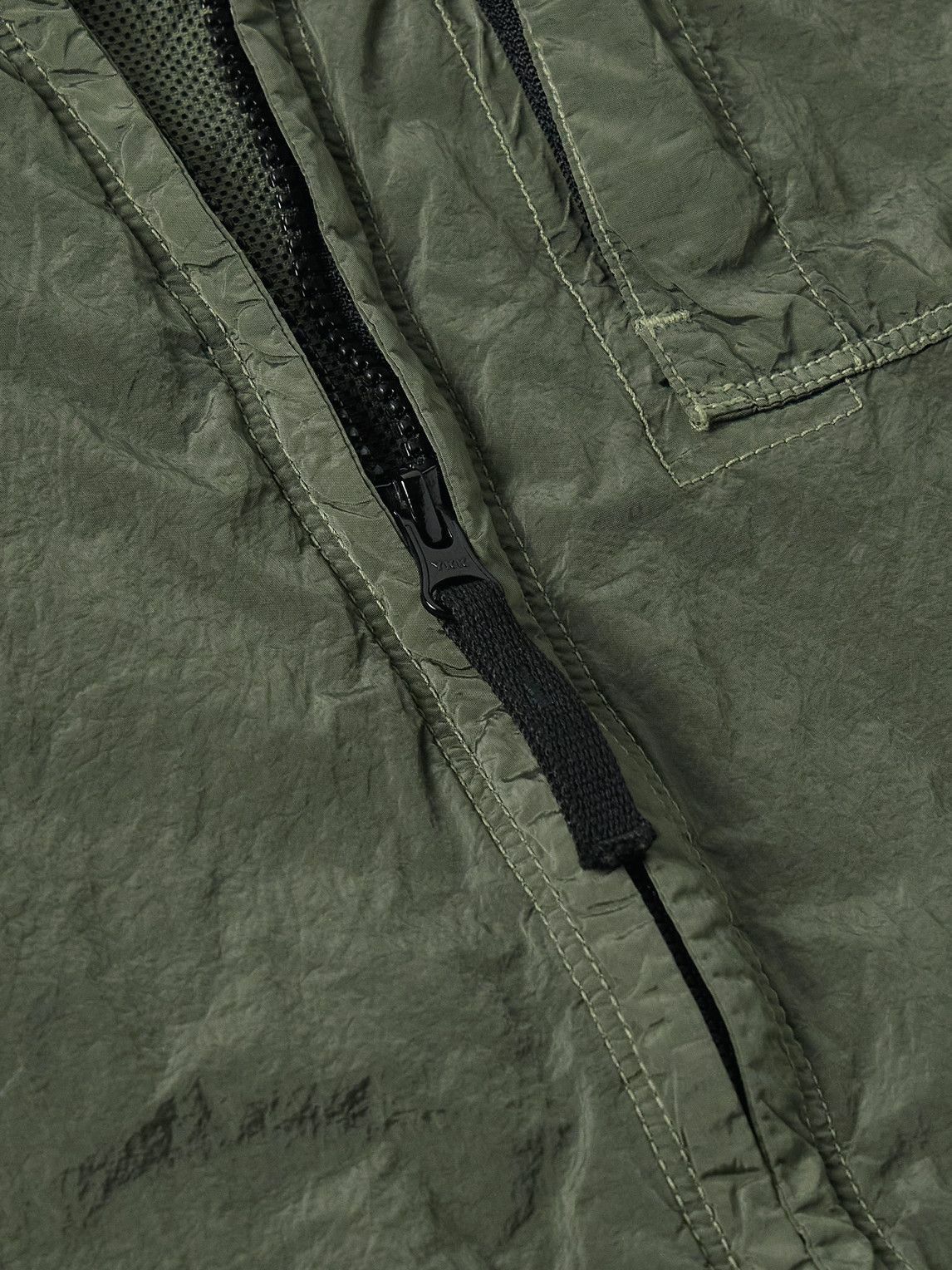 Stone Island - Logo-Appliquéd Garment-Dyed Nylon Metal