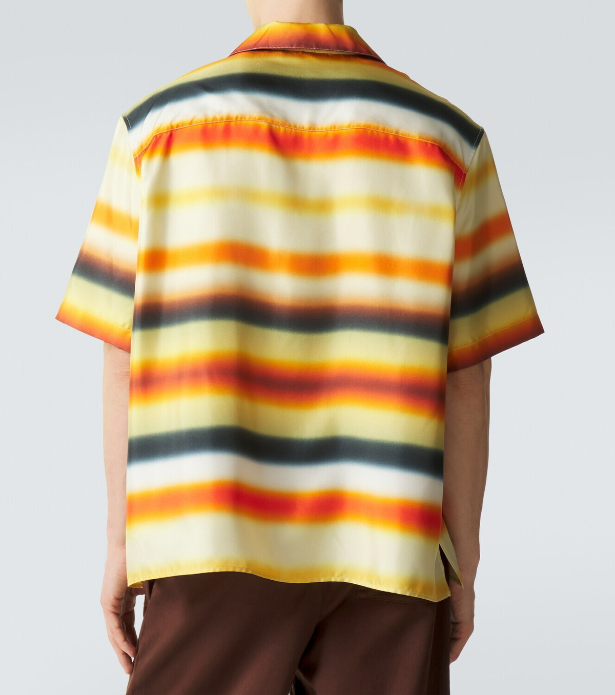 Loewe Paula's Ibiza striped cotton-blend shirt