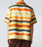Loewe Paula's Ibiza striped cotton-blend shirt
