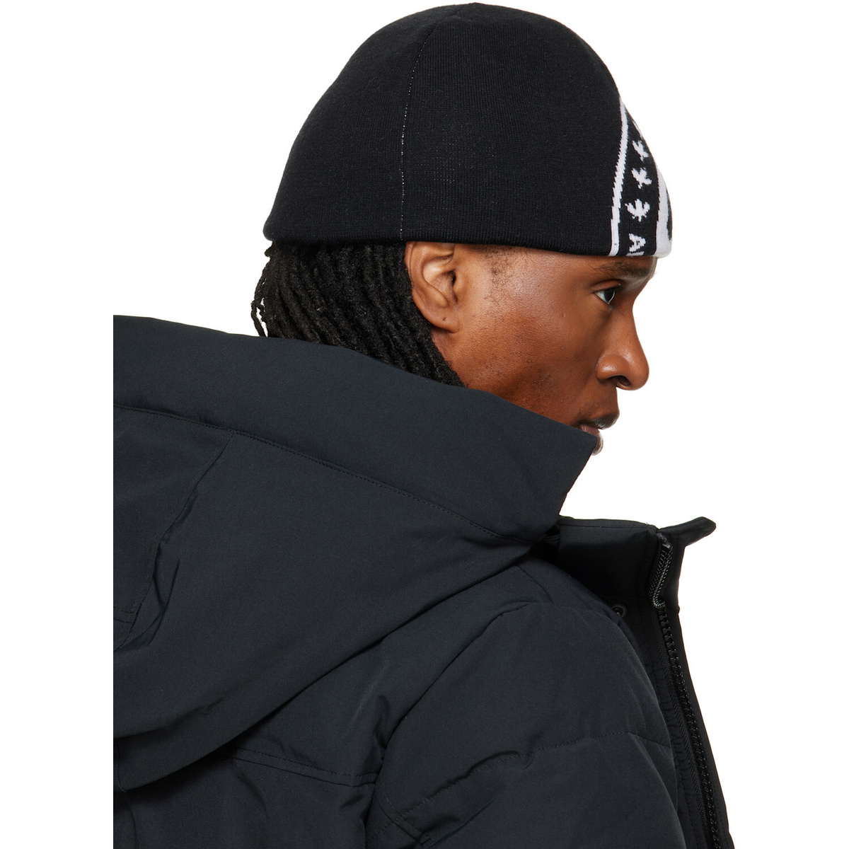 Canada Goose Black Arctic Contrast Beanie