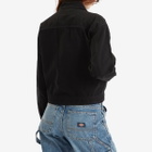 Dickies Women's Canvas Jacket in Stone Washed Black