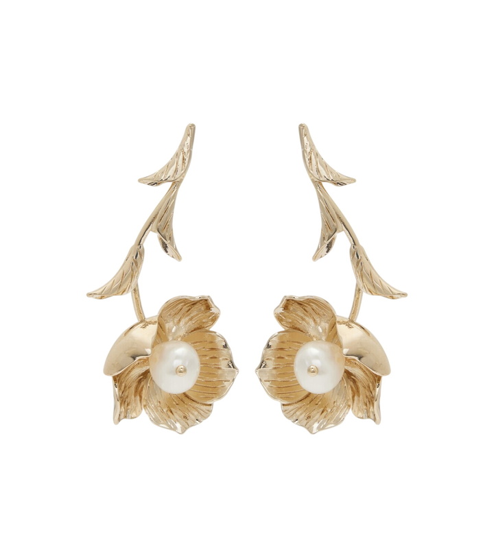 Photo: Erdem Embellished drop earrings