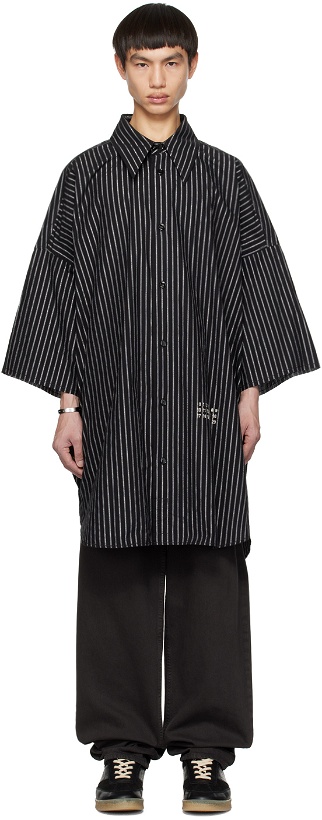 Photo: MM6 Maison Margiela Black Striped Shirt