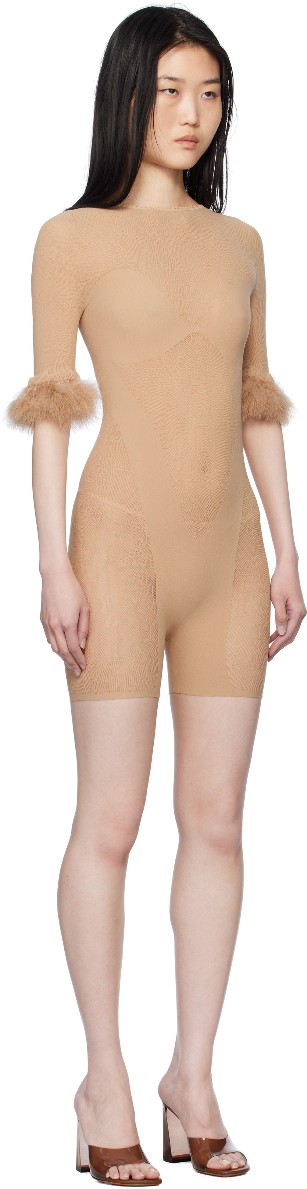 Poster Girl Beige Vanderbilt Play Jumpsuit