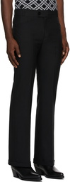 Ernest W. Baker Black Flared Trousers