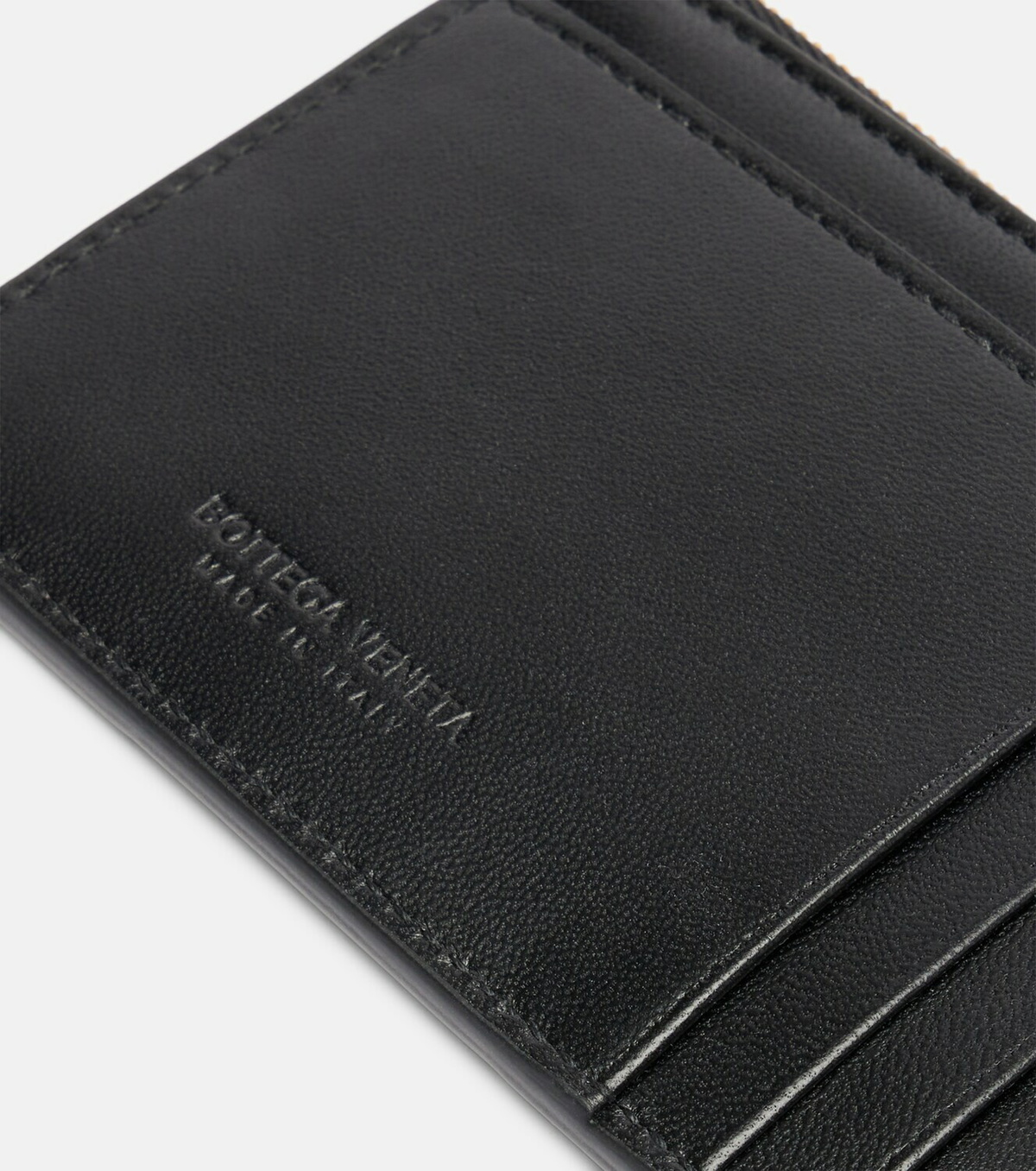 Bottega Veneta Cassette Intreccio leather card holder