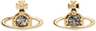 Vivienne Westwood Gold Nano Solitaire Earrings