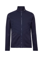 Kjus Golf - Retention 2.0 Quilted Shell and Stretch-Jersey Golf Jacket - Blue