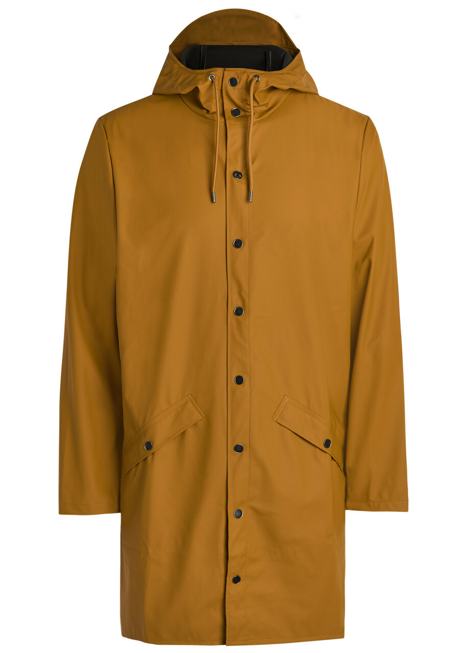 Rains Long Waterproof Jacket Beige