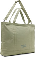 Maison Kitsuné Green Fox Head XL Tote