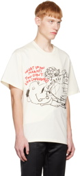 Charles Jeffrey Loverboy Off-White 'Charles And The Worms' T-Shirt